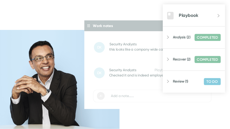 Intelligent secure workflows