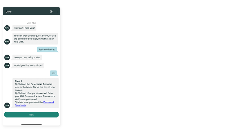 Pre-built Virtual Agent conversations for IT and HR
