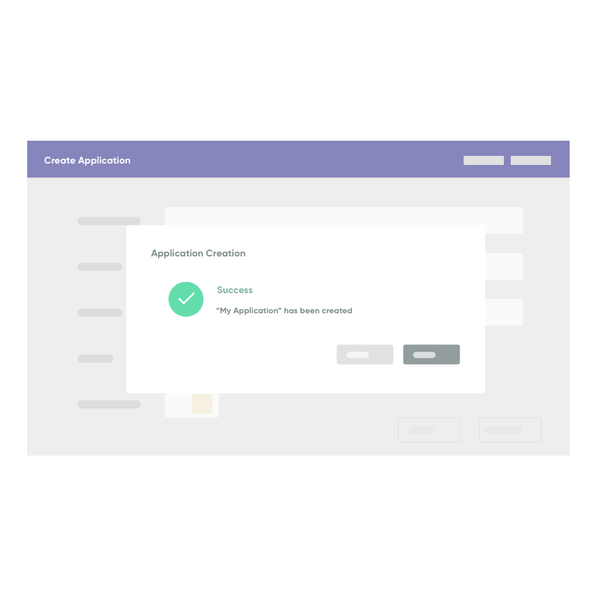 Quickly create new applications