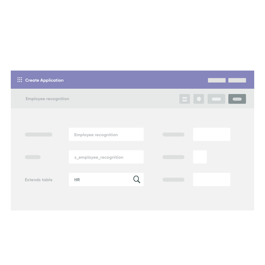 Extend existing ServiceNow apps to add new functionality