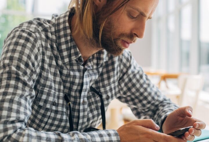 ServiceNow Man with Phone