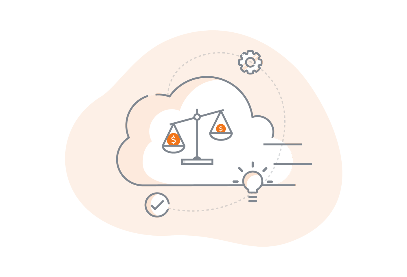 Illustration of cloud