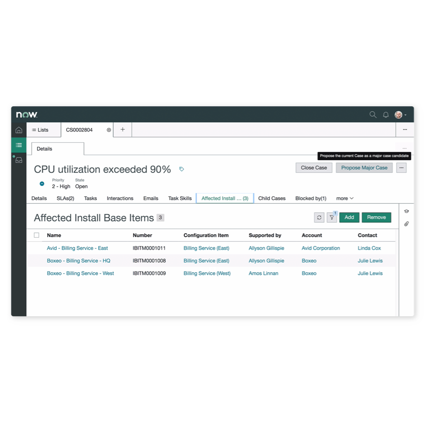 CSM helps you proactively solve customer issues